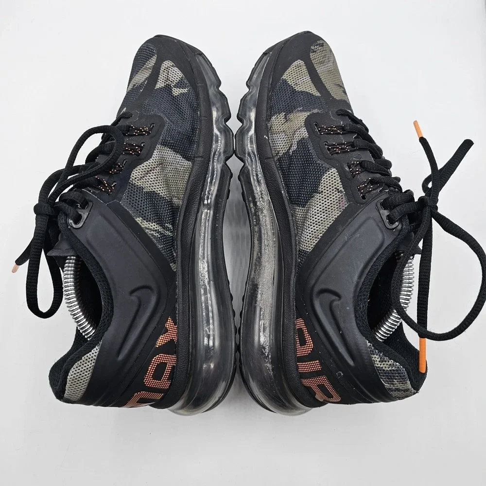 NIKE AIR MAX 2013 Sneakers Size 5Y Black Camo Mesh Lace Up Shoes Fits Womens 6.5